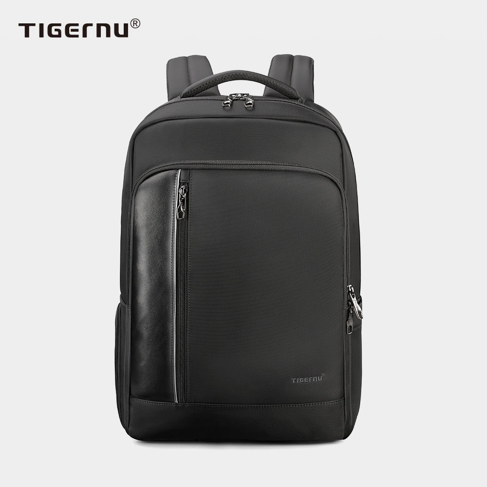 The front view of the black backpack model T-B3668
