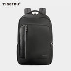 The front view of the black backpack model T-B3668