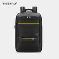 The front view of the black backpack model T-B3966