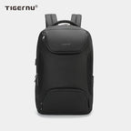 The front view of the black backpack model T-B3976