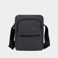 The front view of the black shoulder bag model T-L5105 no logo