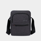The front view of the black shoulder bag model T-L5105 no logo