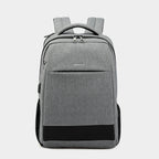 The front view of the grey backpack model T-B3516