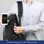 Tigernu T-B3593A anti-theft waterproof usb travel camping student bag casual sport backpack with TSA lock