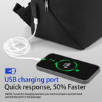 Teenagers' daily school backpack, double-layer road men's zippered backpack, anti-theft laptop 17 inch, lifetime warranty