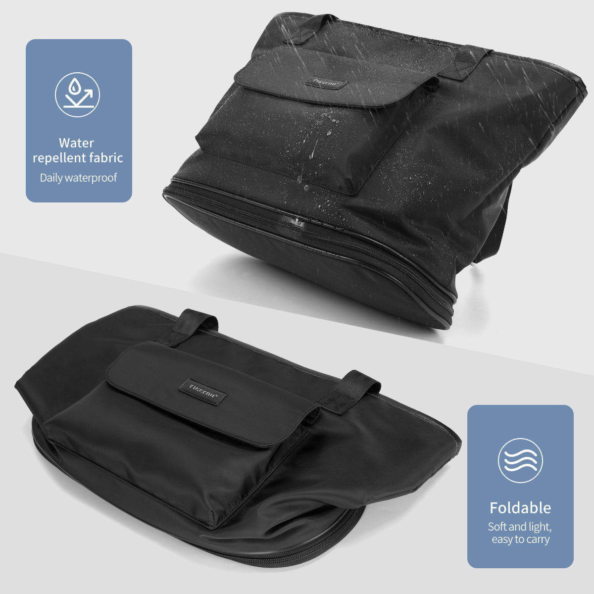 Tigernu T-S8395 15.6 Inch large capacity water resistant anti-theft luggage bag women travel bags with laptop compartment