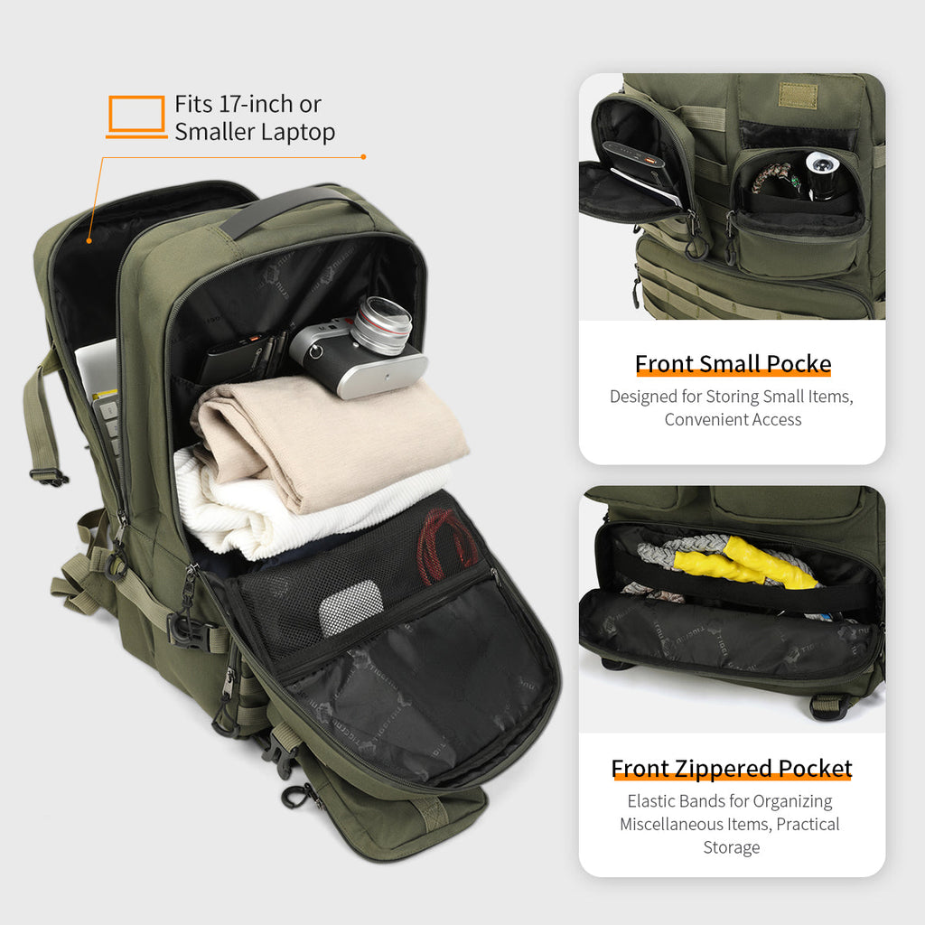 TIGERNU T-B9007B Mountaineering Camping Adventure Multifunctional 28L Large Capacity Travel Laptop Backpack