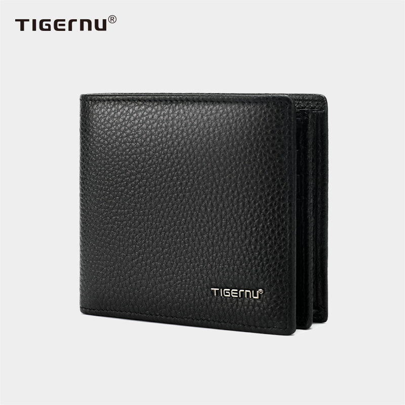 Men's Tigernu wallet 100% leather, designer card wallet, men's wallet, luxury high-quality wallet
