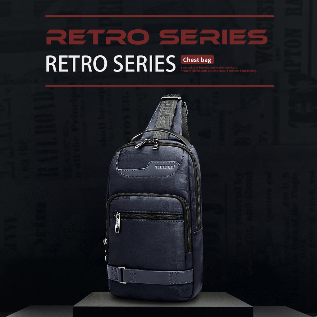 Tigernu Retro Series Crossbody Bag Chest Bag Casual 7.9" iPad Shoulder Bag