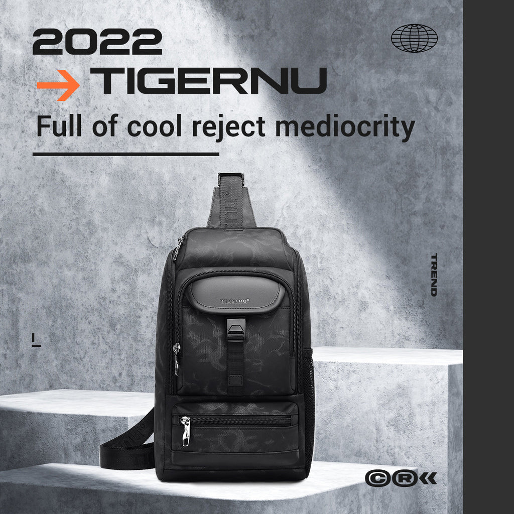 Lifetime Warranty Men Fashion Shoulder Bag For Man 9.7 11inch Ipad Bag Chest Pack Men Waterproof Large Capacity Crossbody Bag