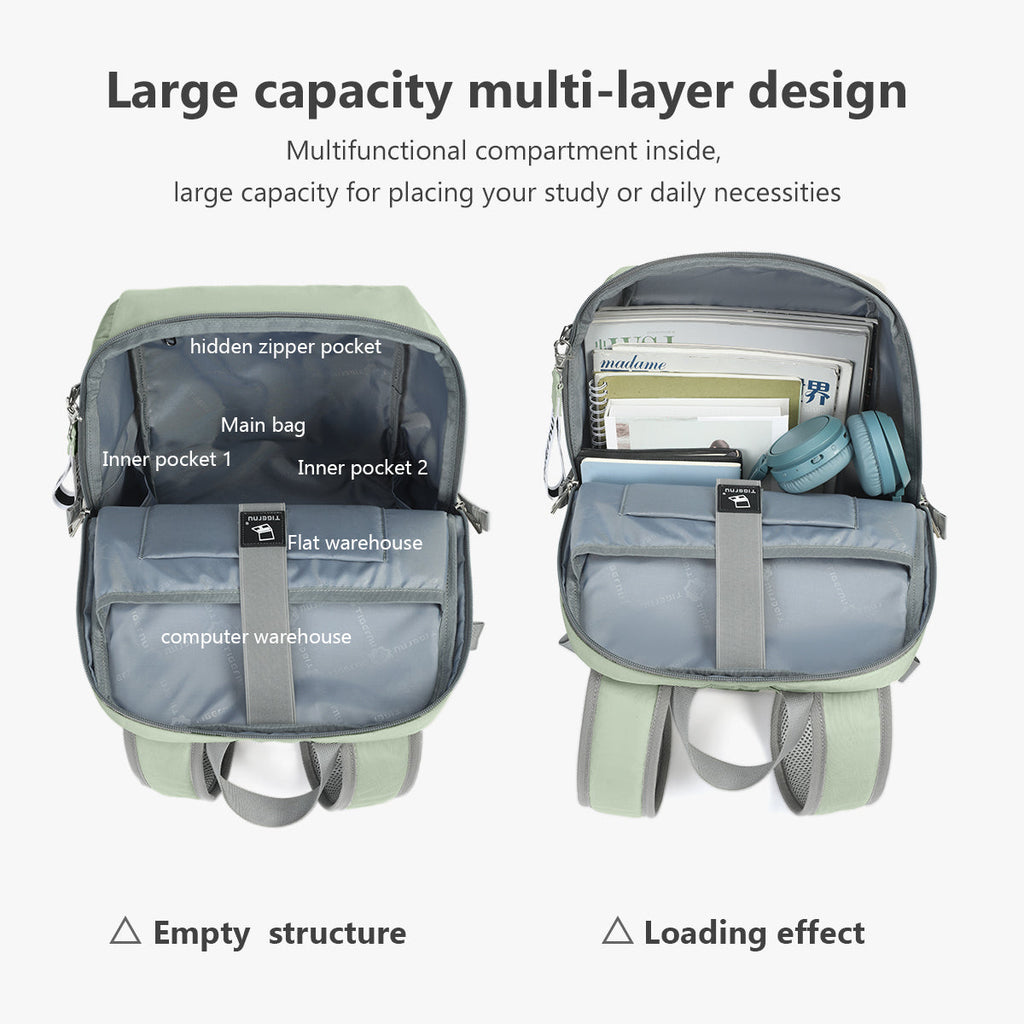 Tigernu T-B9511 custom logo waterproof casual sports backpacks unisex college student laptop backpack