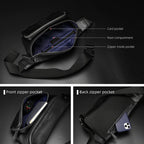Tigernu Top Layer Leather Chest Bag High Quality Messenger Bag Men Leather Male Crossbody Bag Soft Waterproof Casual Bag For Men