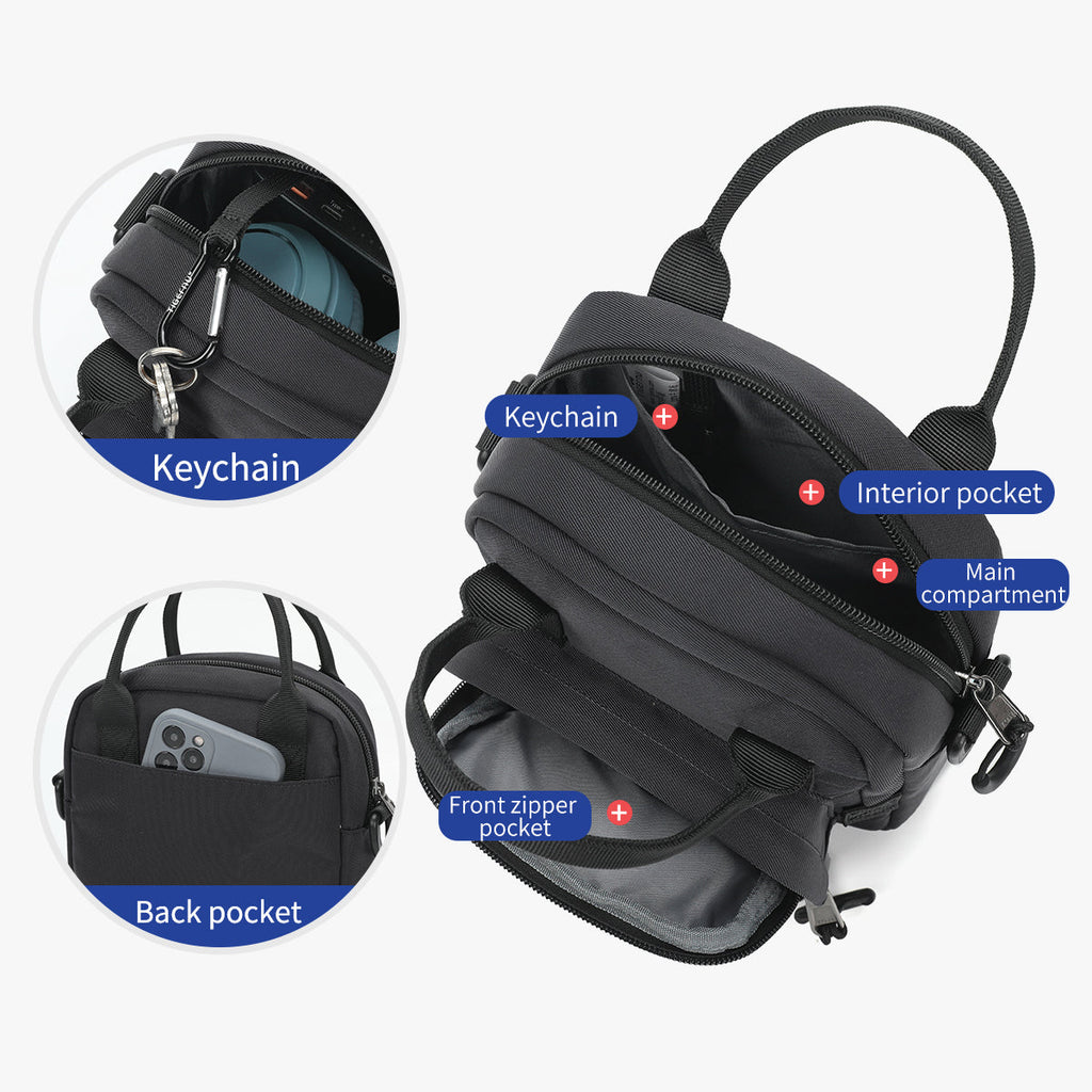 Tigernu T-S8668 waterproof leisure cell phone mobile bag daypack nylon casual sling bag for women girl