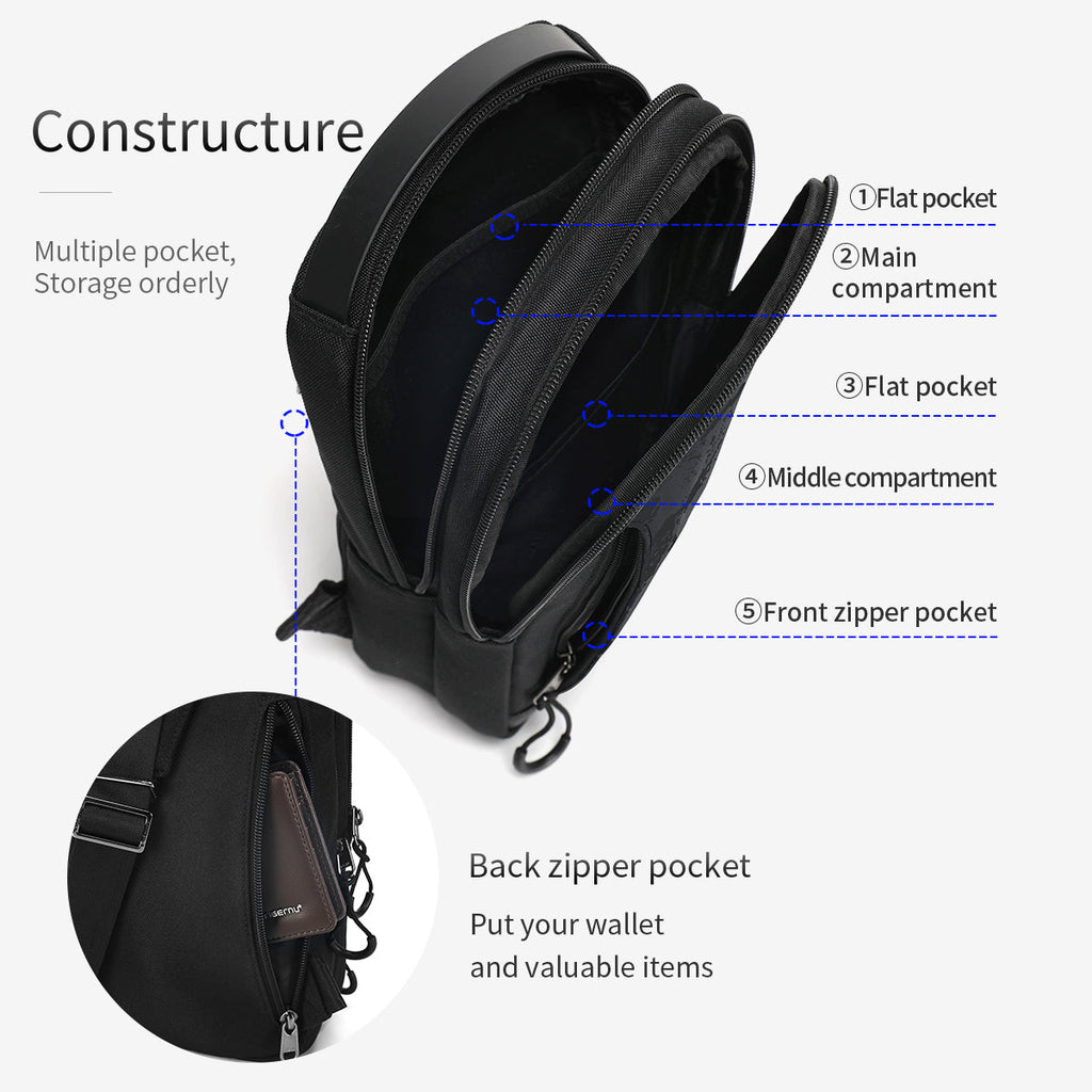 Tigernu T-S8189 we need distributors high quality waterproof sling bag male chest bag diagonal package for men