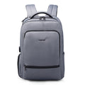 Tigernu Water Repellent Nylon Anti theft 22L Men 15.6 inch Laptop Backpack Bag USB Charging Travel Male Mochila Solid Schoolbags