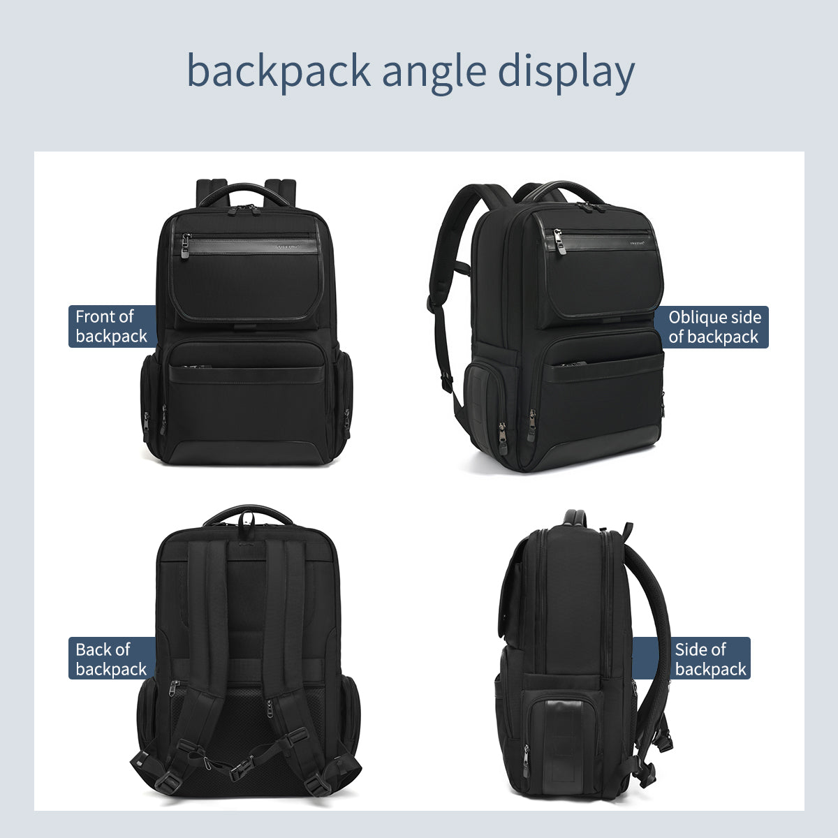 Tigernu T-B3916 17 inch large capacity anti theft splash proof back pack Custom laptop bagpack travel backpack for men