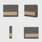 Tigernu, new men's leather short wallet, ultra-thin small wallet, casual men's wallet with card slot, coin wallet, men's wallet, men's mini bag