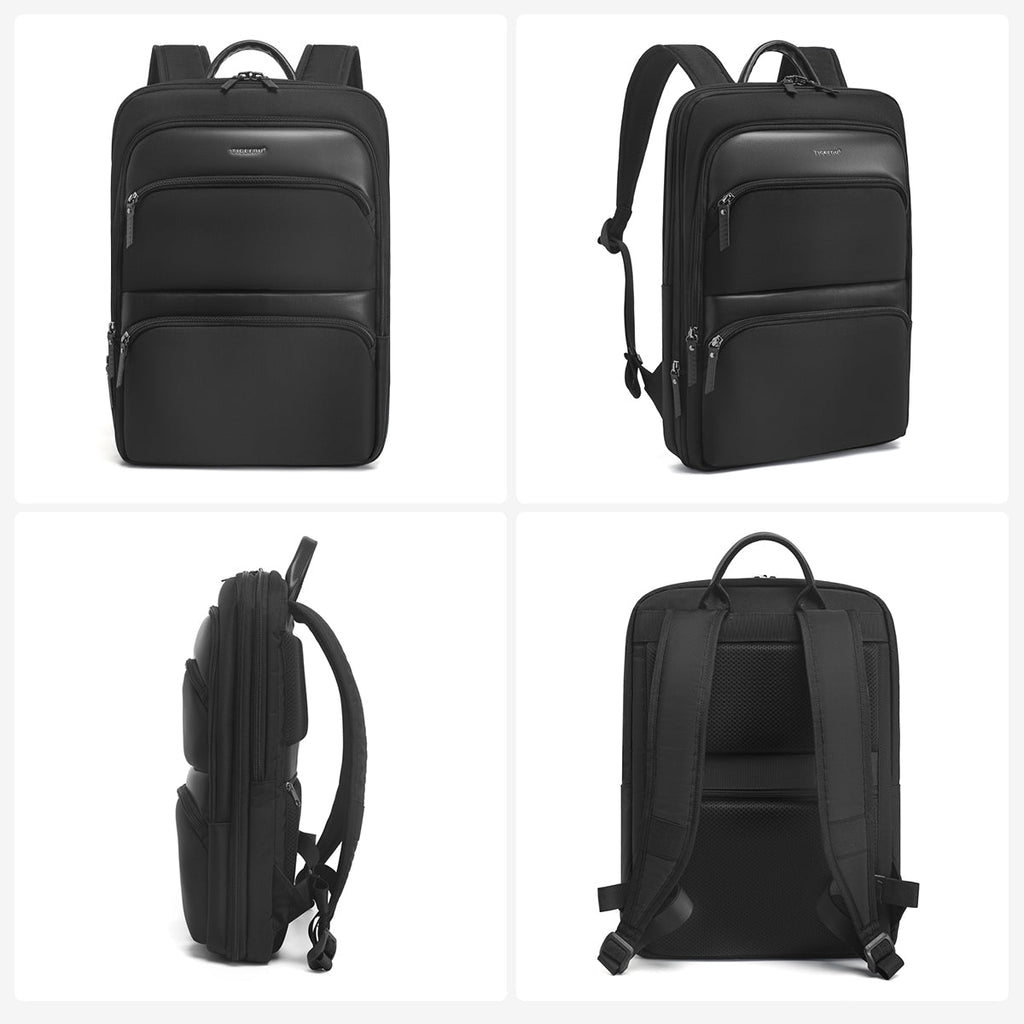 Lifetime warranty, expandable men's backpack, ultra-thin travel backpack, men's waterproof laptop bag 15.6 inches, men's Mozilla bag