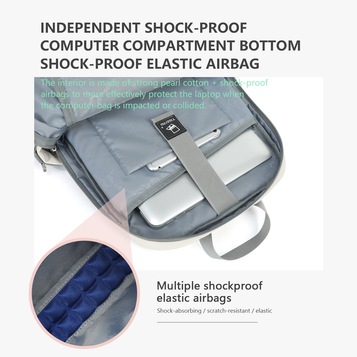 Tigernu T-B9511 custom logo waterproof casual sports backpacks unisex college student laptop backpack