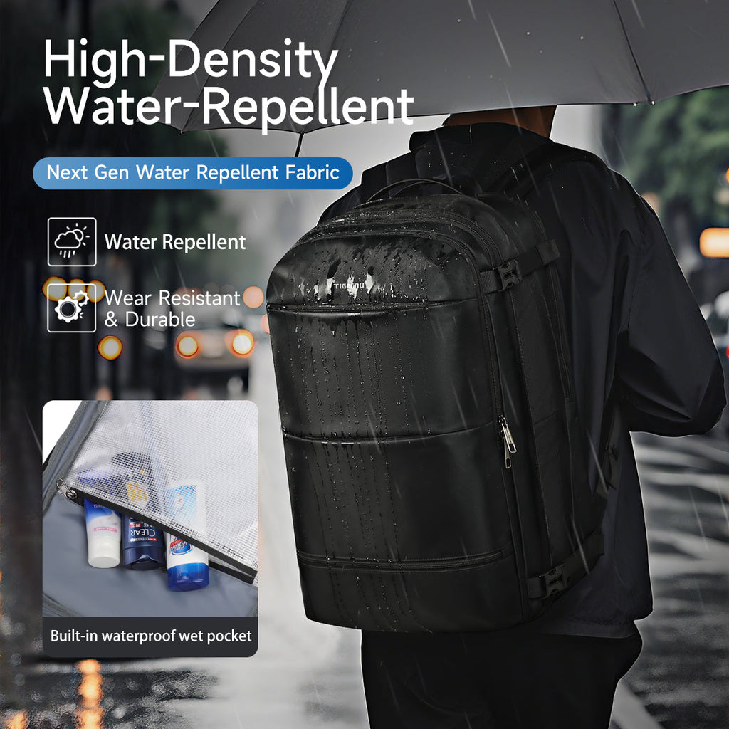 Tigernu new T-B9831 large capacity 27L To 37L leisure travel laptop backpack