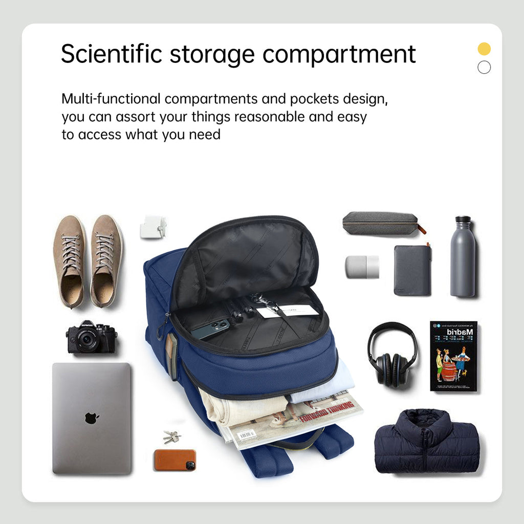 Lifetime warranty, daily lamps, school backpack, waterproof men's laptop backpack 15.6 inches, fashionable youth travel backpack