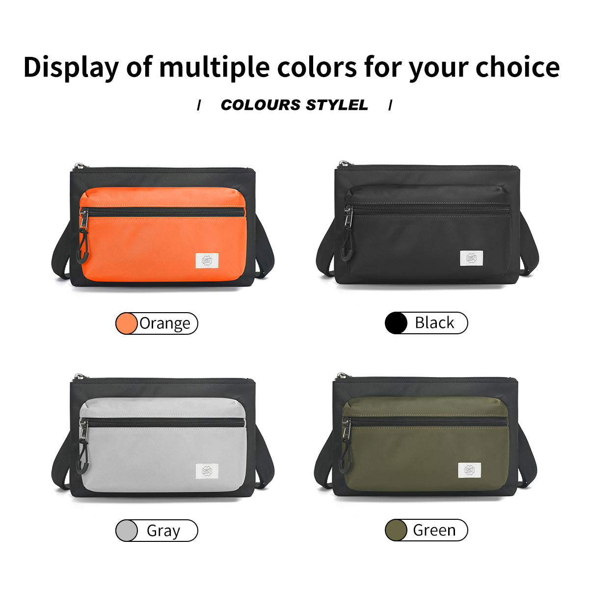 Tigernu Men Shoulder Bag 7.9inch IPad Bag For Men Lightweight Crossbody Bags Male Casual Sling Bag Waterproof Handbag Mini Bags