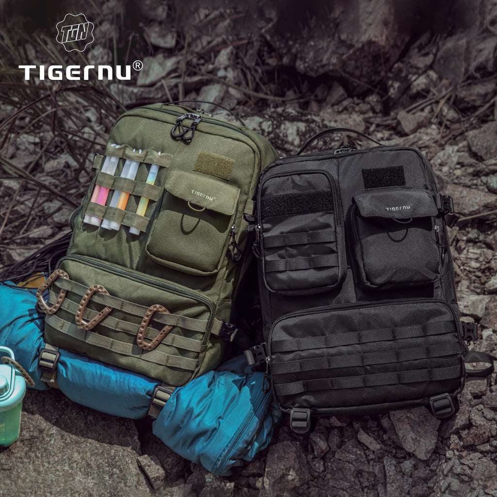 TIGERNU T-B9007B Mountaineering Camping Adventure Multifunctional 28L Large Capacity Travel Laptop Backpack