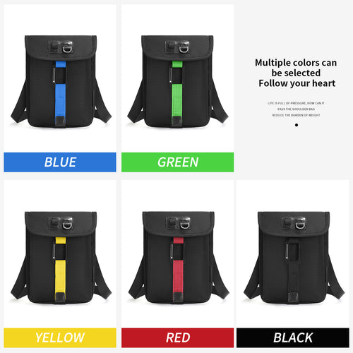Lifetime Warranty Waterproof Men’s Shoulder Bag Fashion Lightweight Sling Bags Mini Casual Crossing Bag For Phone Banana Bag