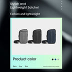 Lifetime Warranty TPU Waterproof Men’s Shoulder Bag Fashion Lightweight Sling Bags Mini Casual Crossing Bag For Phone Banana Bag