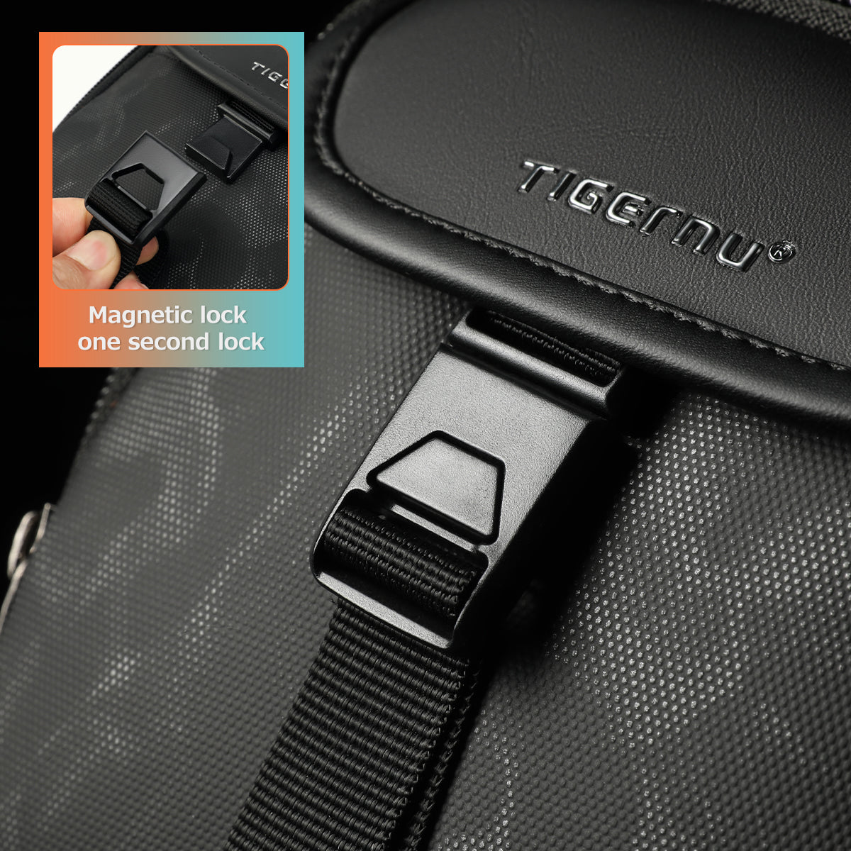 Lifetime Warranty Men Fashion Shoulder Bag For Man 9.7 11inch Ipad Bag Chest Pack Men Waterproof Large Capacity Crossbody Bag