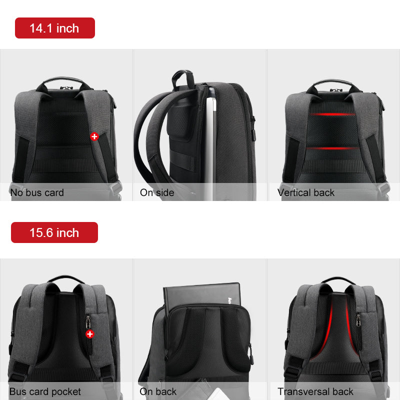Tigernu brand usb men's backpack anti-theft backpack 14-15.6 inch laptop backpack waterproof men's backpack women's schoolbag