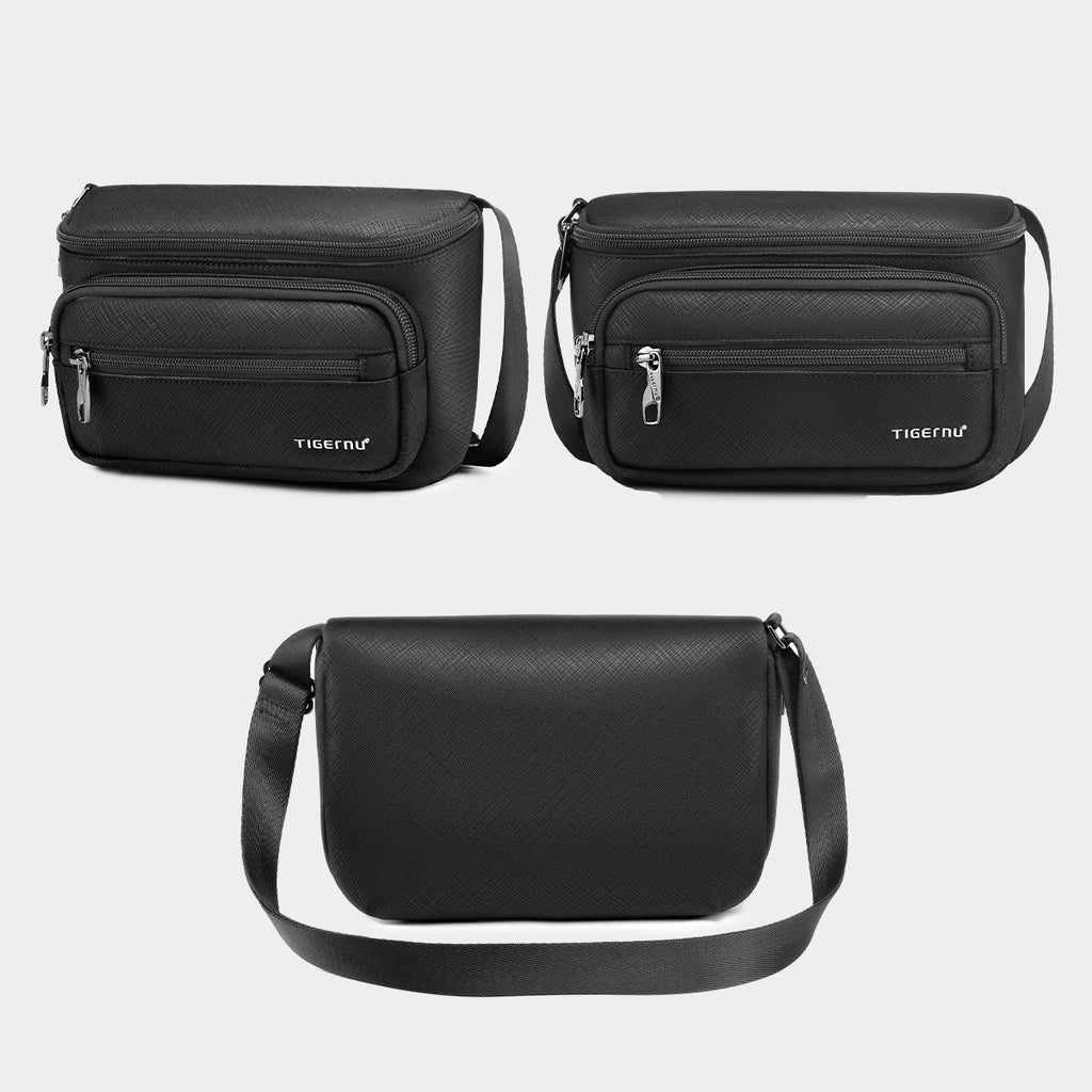 Lifetime warranty, simple lamps, weight, men's shoulder bag, Oxford, wrinkle proof, waterproof travel bag, men's fashion messenger bag
