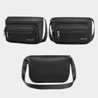 Lifetime warranty, simple lamps, weight, men's shoulder bag, Oxford, wrinkle proof, waterproof travel bag, men's fashion messenger bag