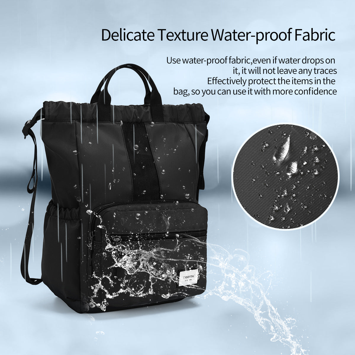 Tigernu T-S8511 new design trending 14 inches sport outdoor laptop drawstring backpack for boy girls