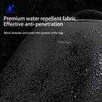 Teenagers' daily school backpack, double-layer road men's zippered backpack, anti-theft laptop 17 inch, lifetime warranty