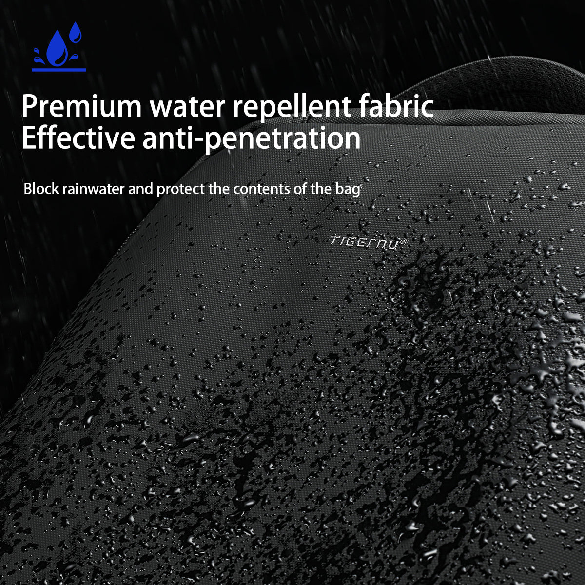 Teenagers' daily school backpack, double-layer road men's zippered backpack, anti-theft laptop 17 inch, lifetime warranty