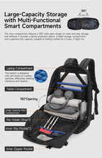 Tigernu brand new T-B9836 Large capacity Charging Port Detachable Style Multi-functional Backpack