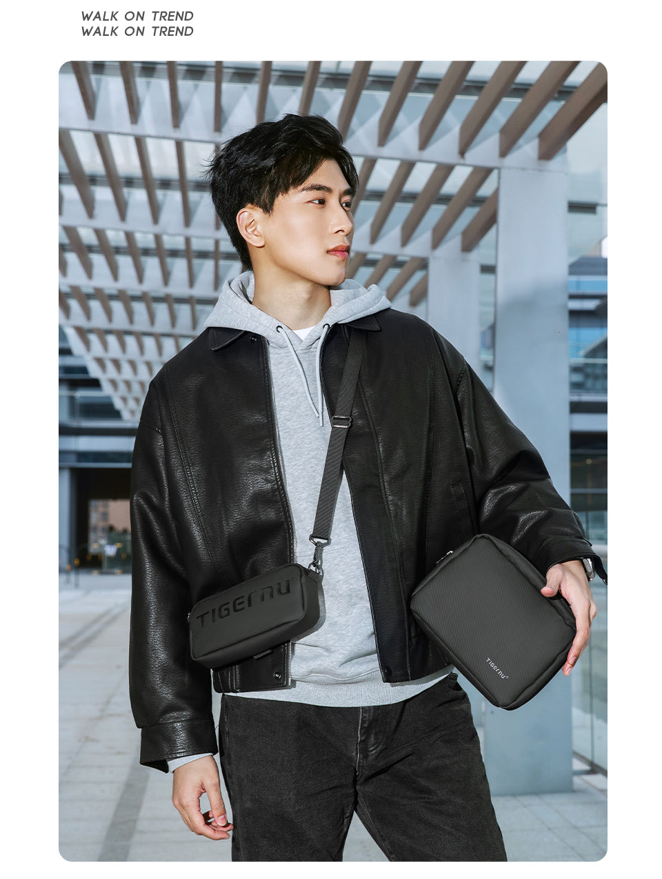 Tigernu brand new T-B9836 Large capacity Charging Port Detachable Style Multi-functional Backpack